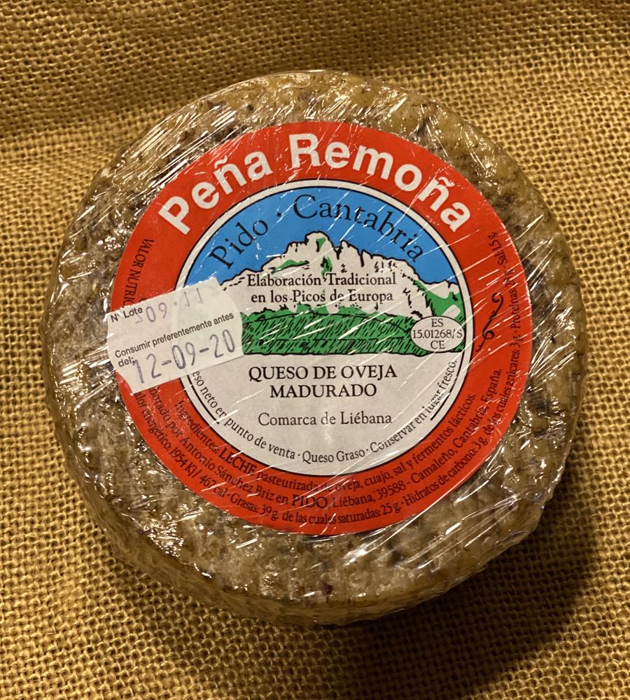 Queso de oveja Peña remoña pido camaleño POTES liebana Picos de europa cantabria