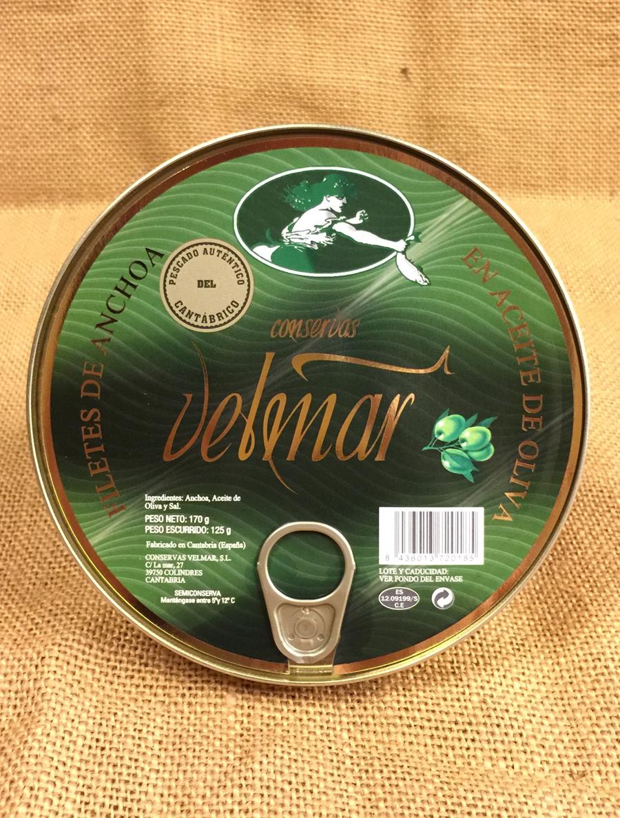 anchoas velmar anchoa del cantabrico anchoa pesca del cantabrico anchoa en lata velmar productos el tarugu el tarugu potes hosteria la antigua potes