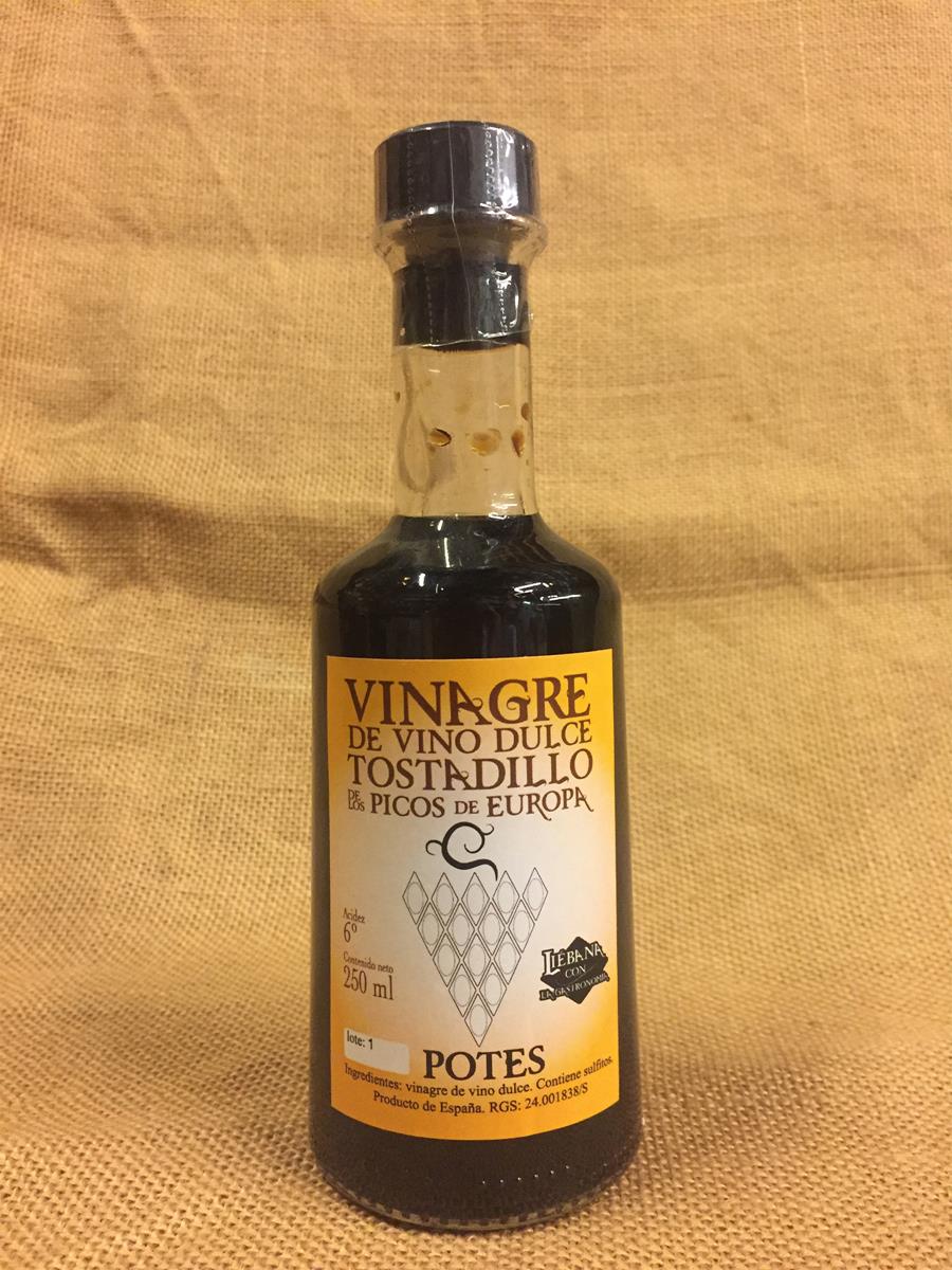 Vinagre de vino dulce potes liebana Cantabria 
