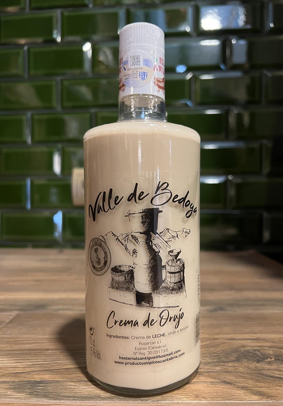 Crema de orujo Valle de Bedoya 