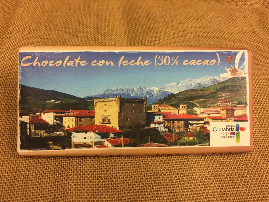 CHOCOLATE CON LECHE (30%) DE CACAO "EL TARUGU" 125gr | 232 | Productos típicos de cantabria
