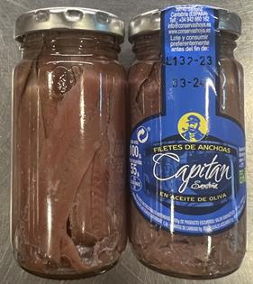 4 tarros ANCHOAS del CANTABRICO en ACEITE DE OLIVA "CAPITÁN " 100gr | 244 | Productos típicos de cantabria
