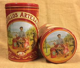 BARQUILLOS ARTESANOS "DULCERÍA LA ABUELA ASUNCIÓN" CAJA METALICA | 269 | Productos típicos de cantabria
